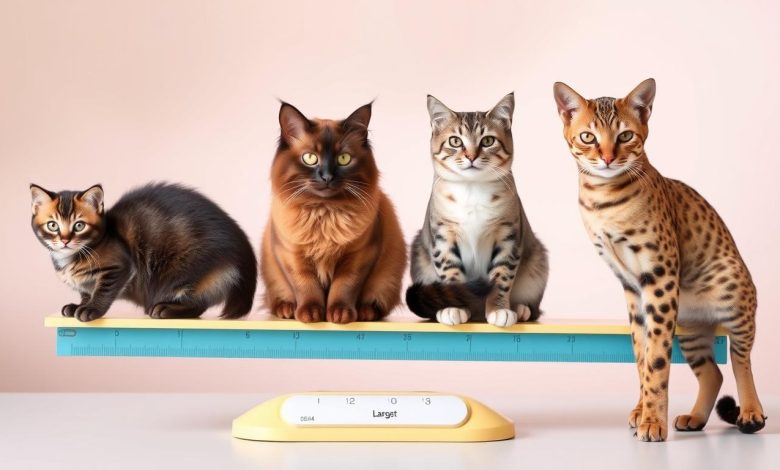 Cat Breed Size Comparison: From Tiny to Giant Breeds