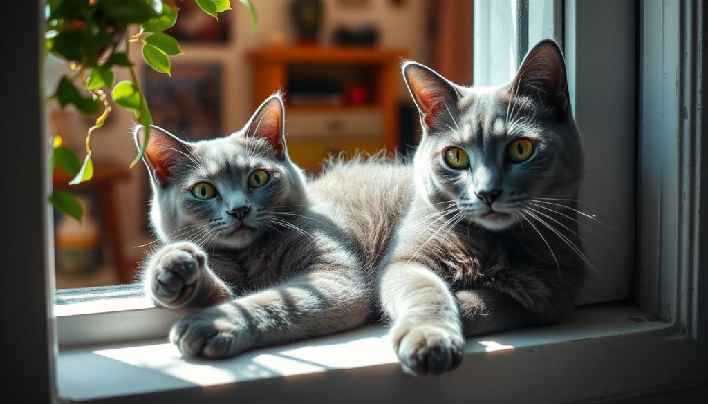 Russian Blue Cat behavior