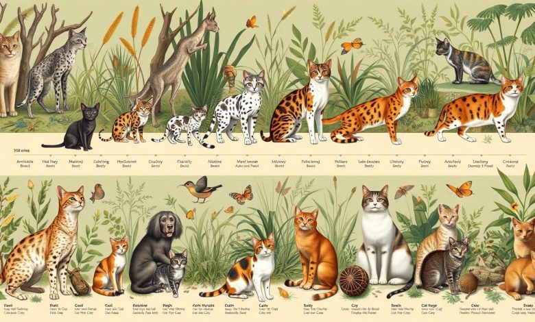 The Evolution of Domestic Cat Breeds Over Time