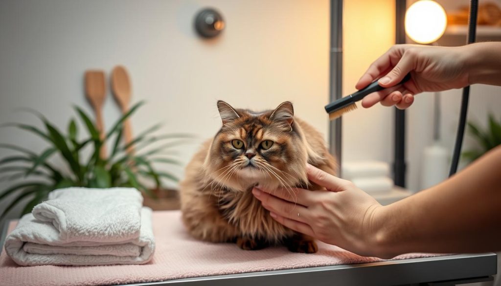 exotic shorthair grooming