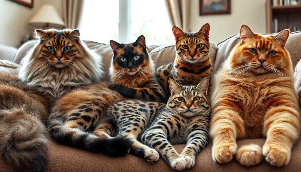 large domestic cat breeds