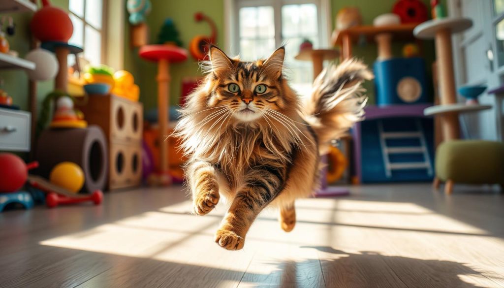 maine coon exercise