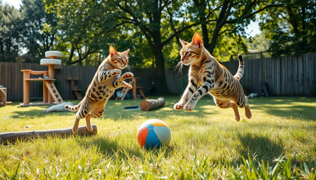 savannah cats exercise