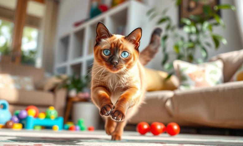 the playful nature of the tonkinese cat breed